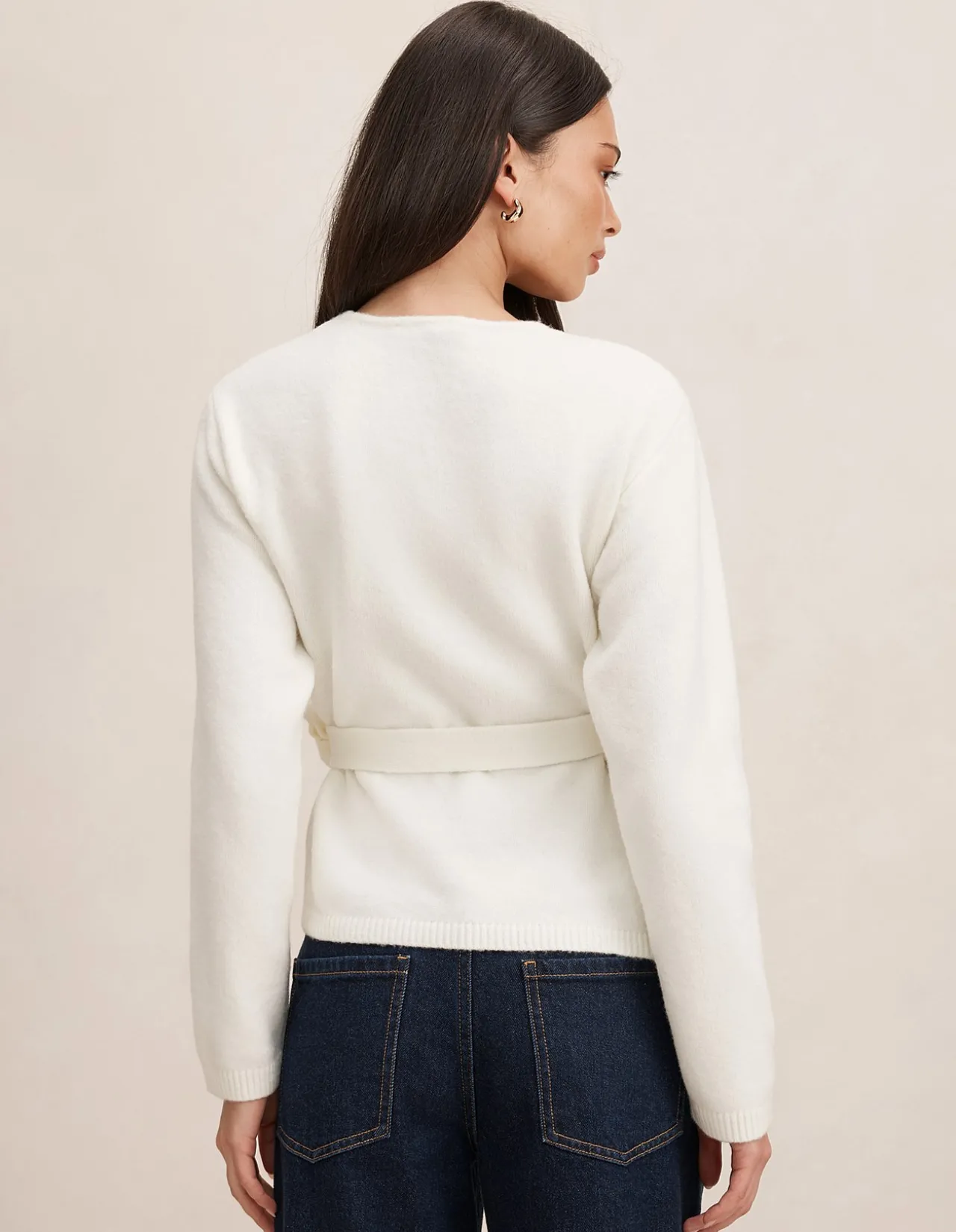 ELYSIA WRAP KNITTED CARDIGAN