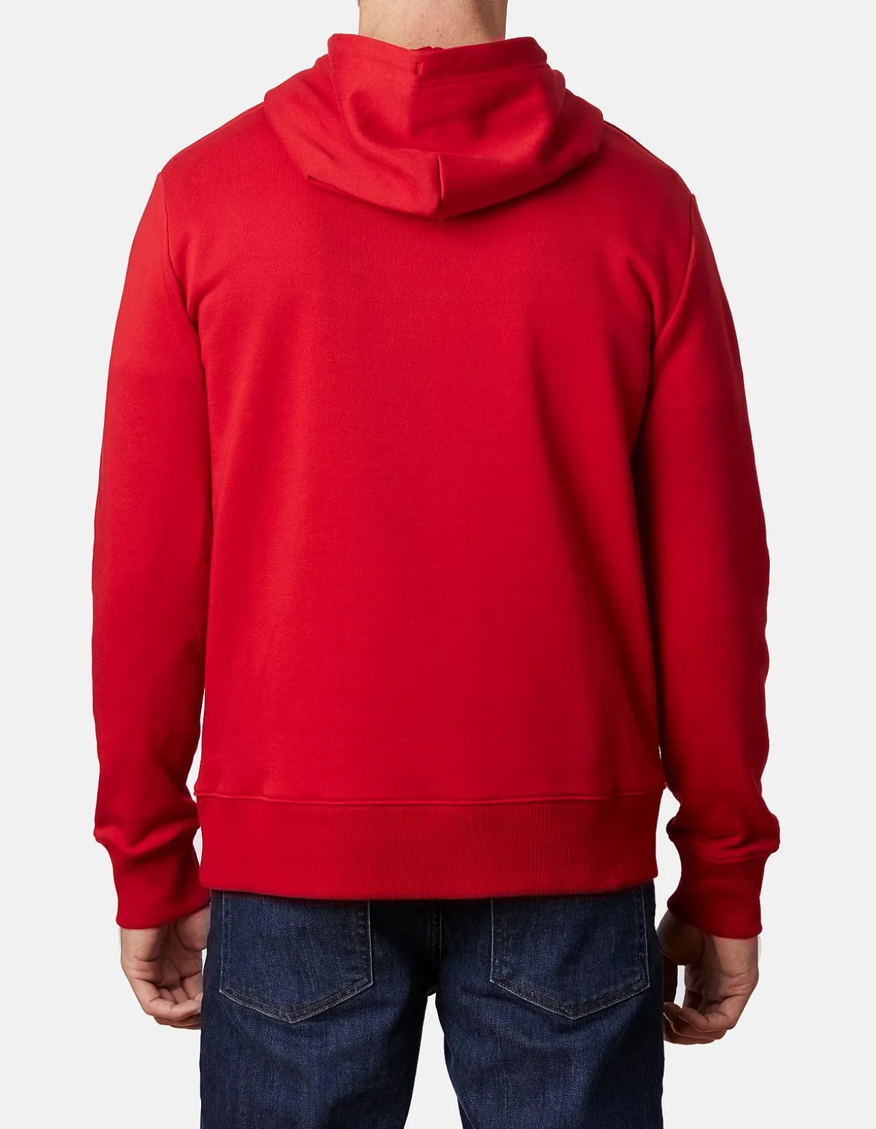 Embossed Hoodie with Kangaroo Pocket