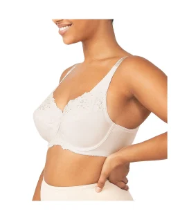 Embroidered Minimiser Underwire Bra