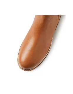 Emer Platform Midsole Leather Ankle Boots