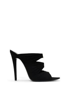 EMILIE 110 MULE SANDAL CREPE SATIN