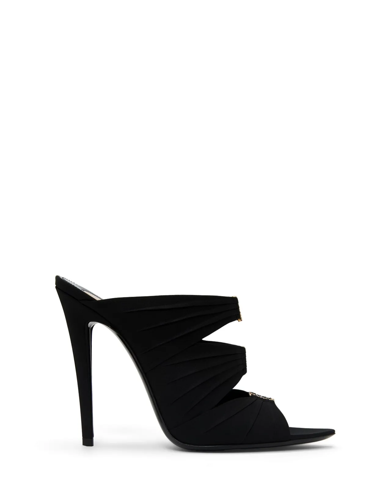 EMILIE 110 MULE SANDAL CREPE SATIN