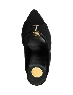 EMILIE 110 MULE SANDAL CREPE SATIN