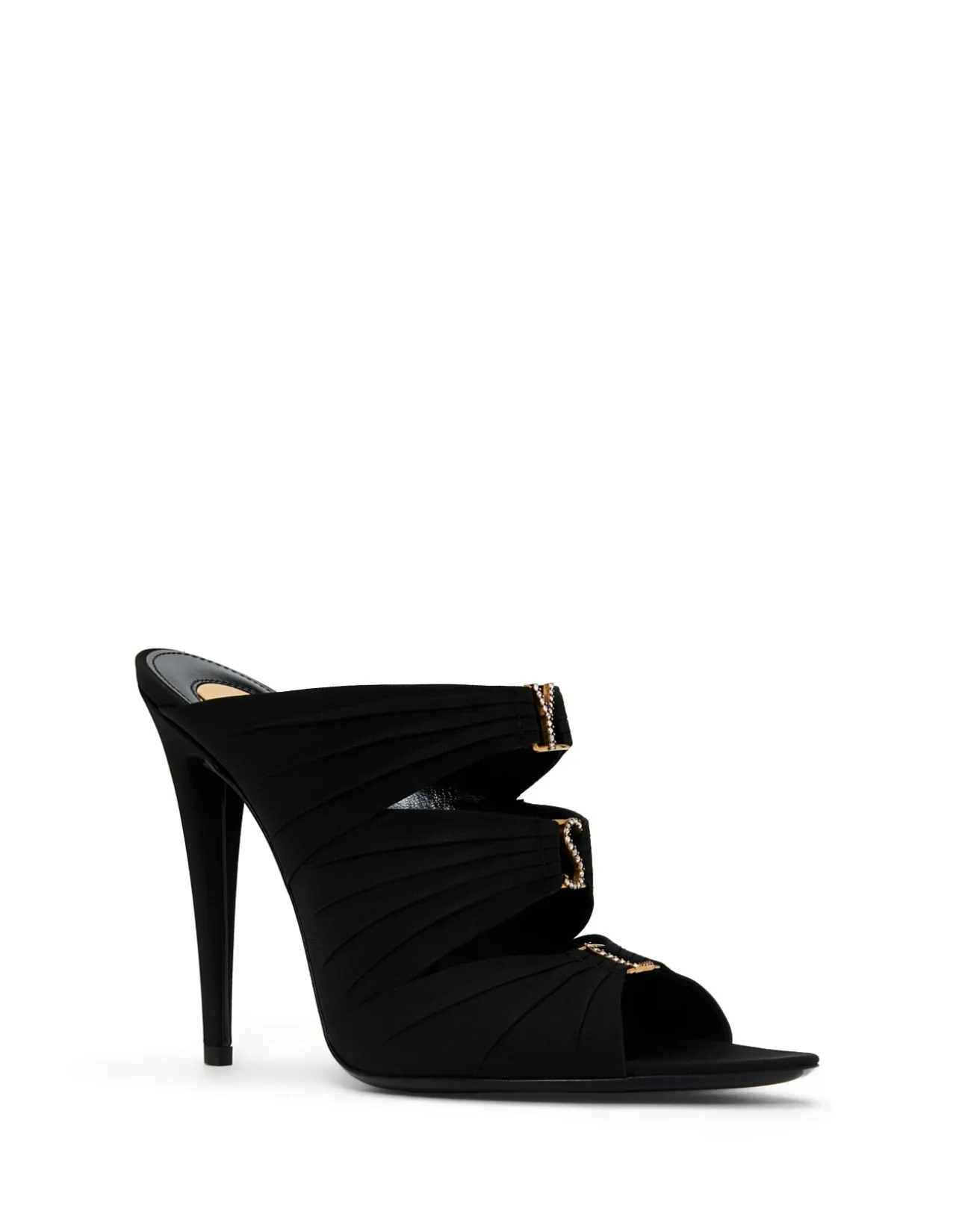 EMILIE 110 MULE SANDAL CREPE SATIN