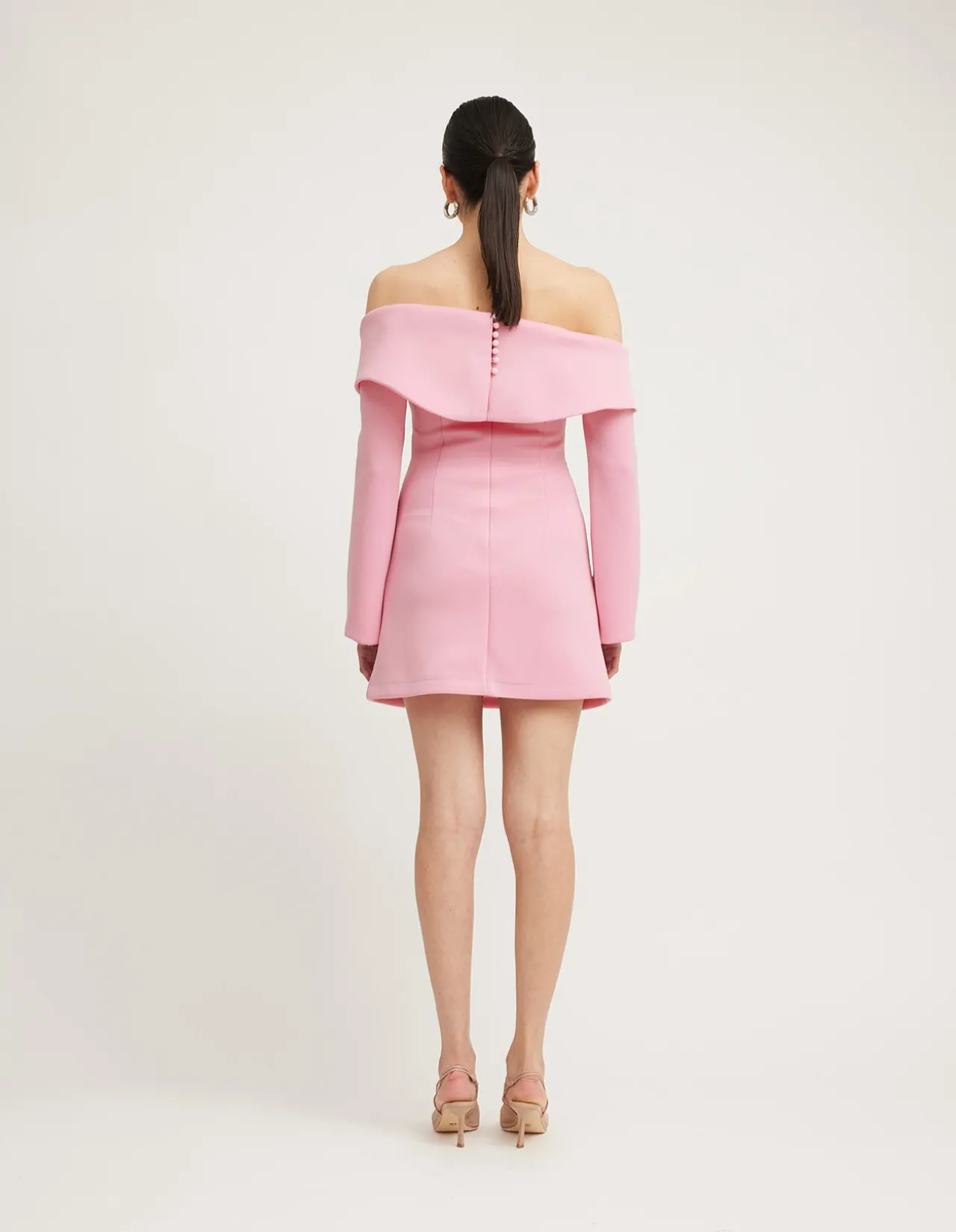 Emmaline Off Shoulder Long Sleeve Mini Dress