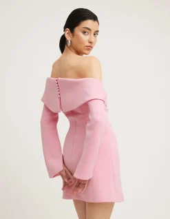 Emmaline Off Shoulder Long Sleeve Mini Dress