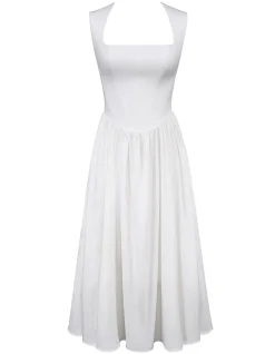 EMMY CORSET MIDI DRESS