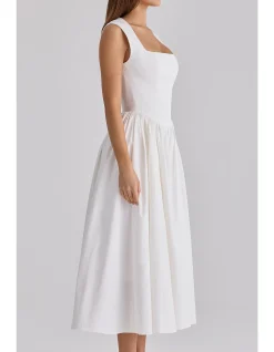 EMMY CORSET MIDI DRESS
