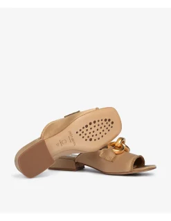ENNA SILK SATIN MULE