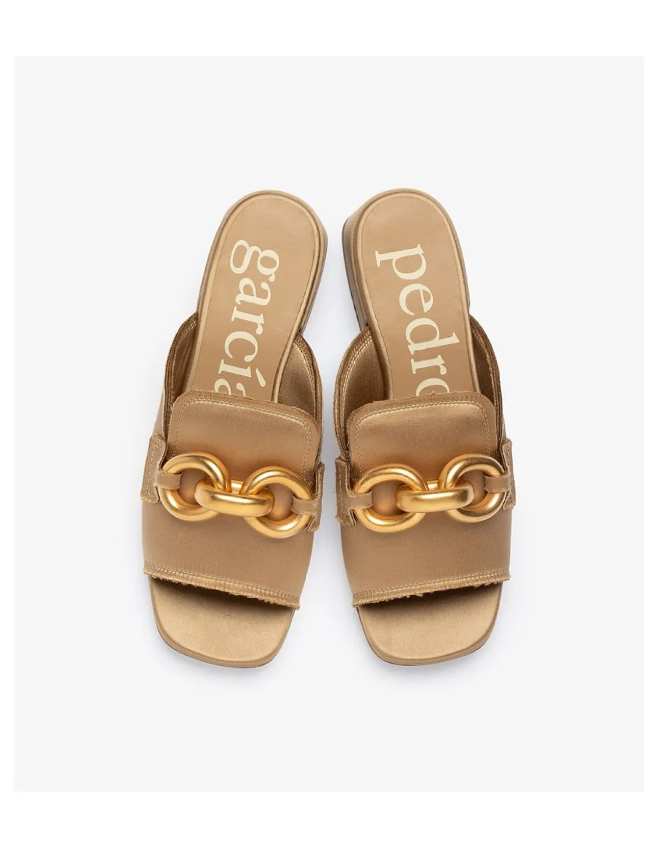 ENNA SILK SATIN MULE