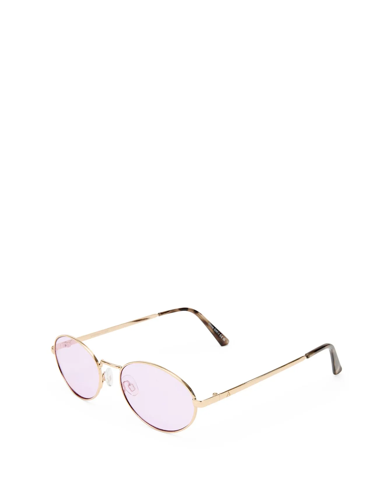 EPHERMERIS GOLD OVAL SUNGLASSES