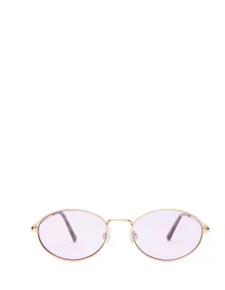 EPHERMERIS GOLD OVAL SUNGLASSES