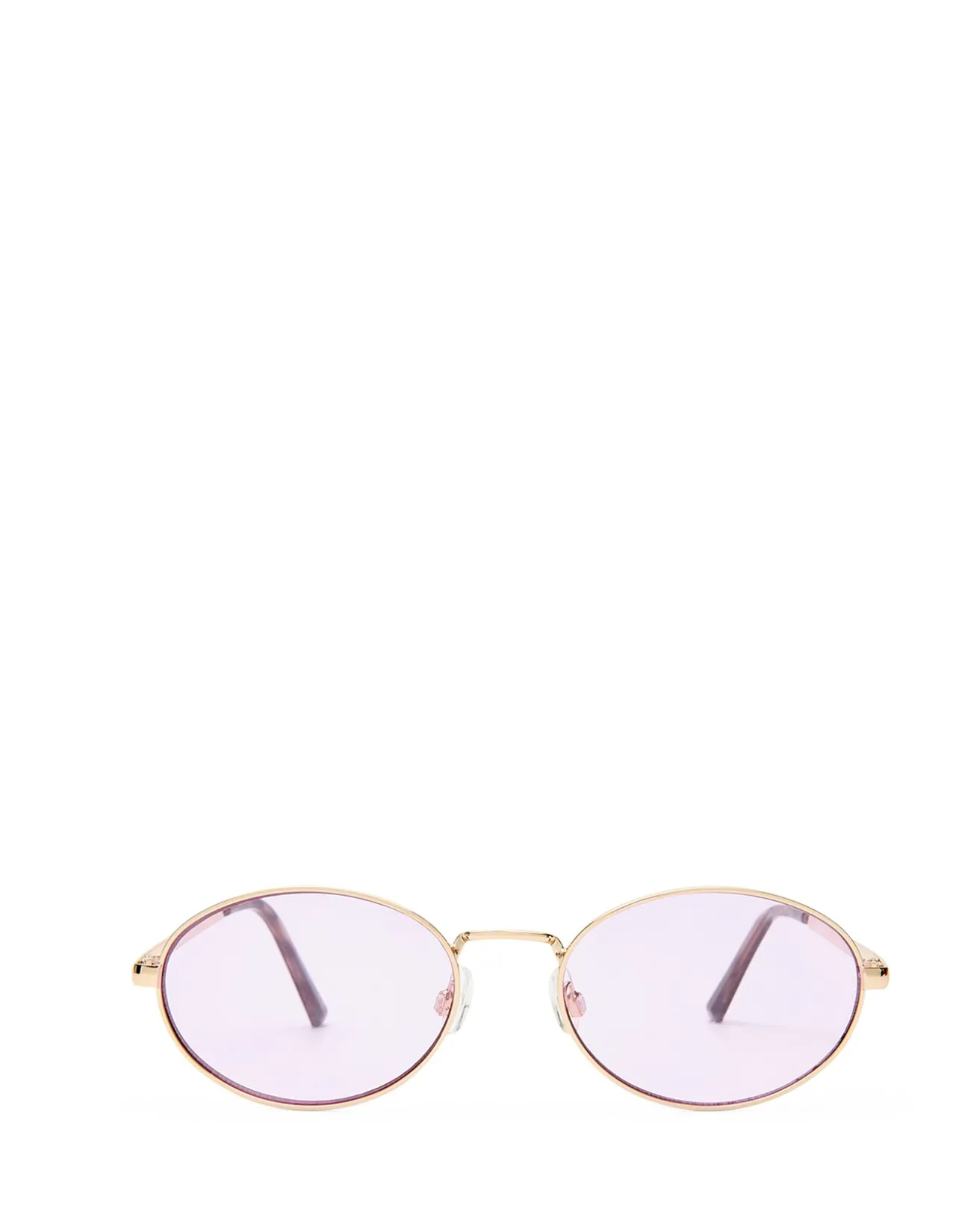 EPHERMERIS GOLD OVAL SUNGLASSES
