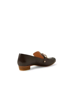 Esben Chain Detail Leather Loafers