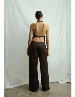 Essa Relaxed Wide Leg Tailored Pant