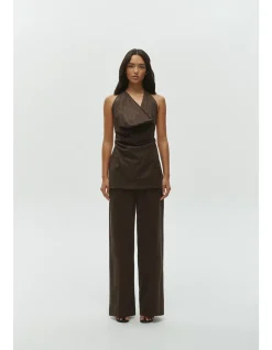 Essa Relaxed Wide Leg Tailored Pant