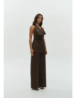 Essa Relaxed Wide Leg Tailored Pant