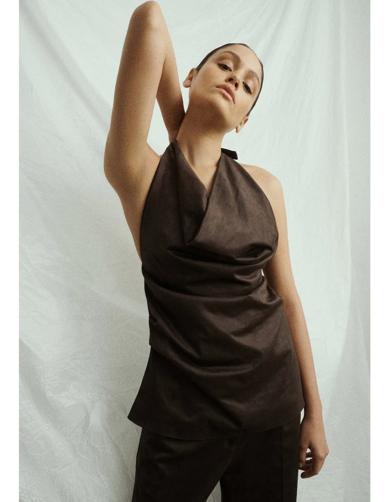 Essa Relaxed Wide Leg Tailored Pant