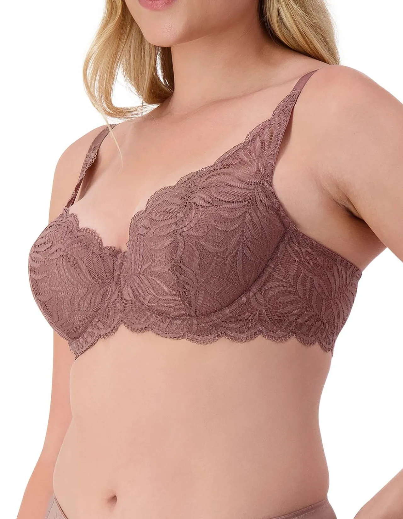 Essential Lace Balconette Padded Bra