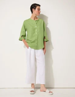 ESSENTIAL LINEN OVERSHIRT