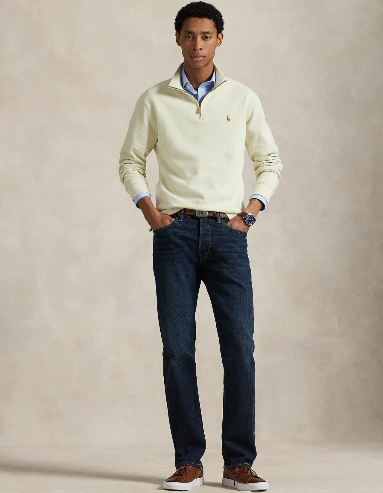 Estate-Rib Quarter-Zip Pullover