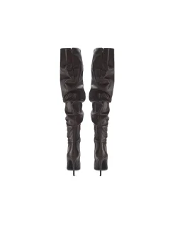 Eterno Slouch Leather Over The Knee Boot
