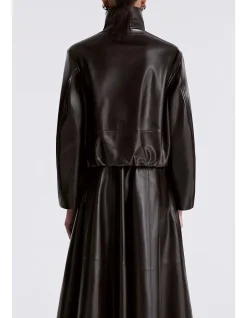Etienne Structured Lambskin Leather Jacket
