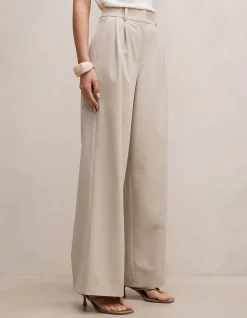ETTA PLEATED WIDE LEG PANTS