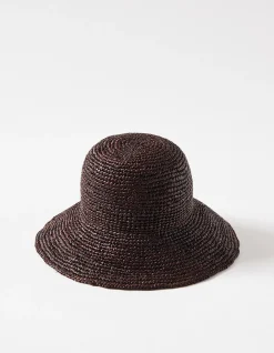 ETTA RAFFIA BUCKET HAT
