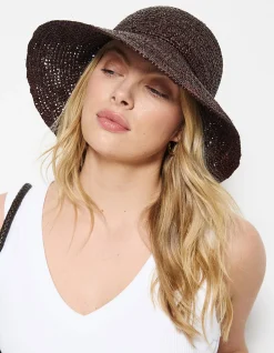 ETTA RAFFIA BUCKET HAT
