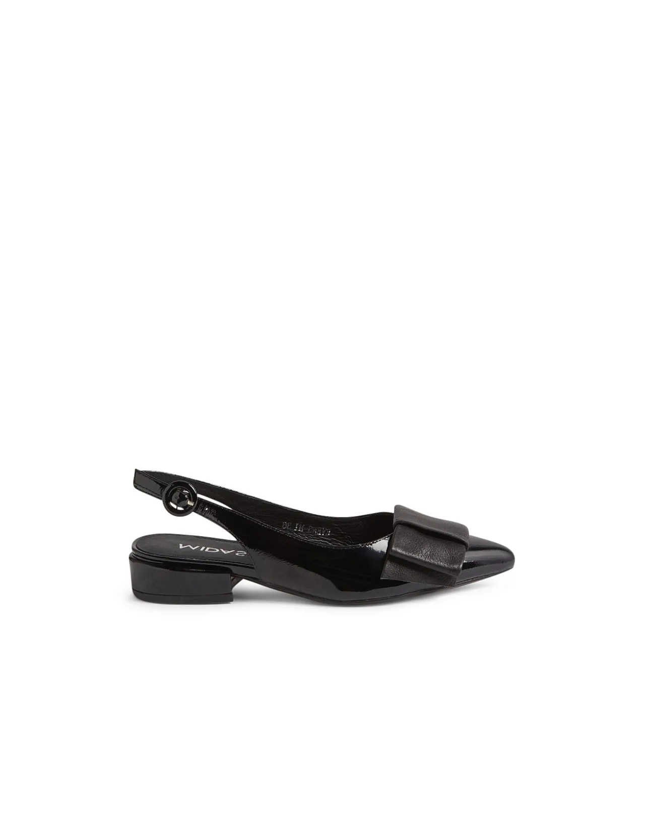 Evens Patent Bow Slingback Flats