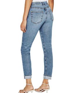 Ex-Boyfriend Slim High Rise Slouchy Tapered Jeans