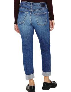 Ex-Boyfriend Slim High Rise Slouchy Tapered Jeans