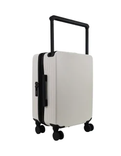 Expedition 54cm Expandable Small Carry-On Suitcase White