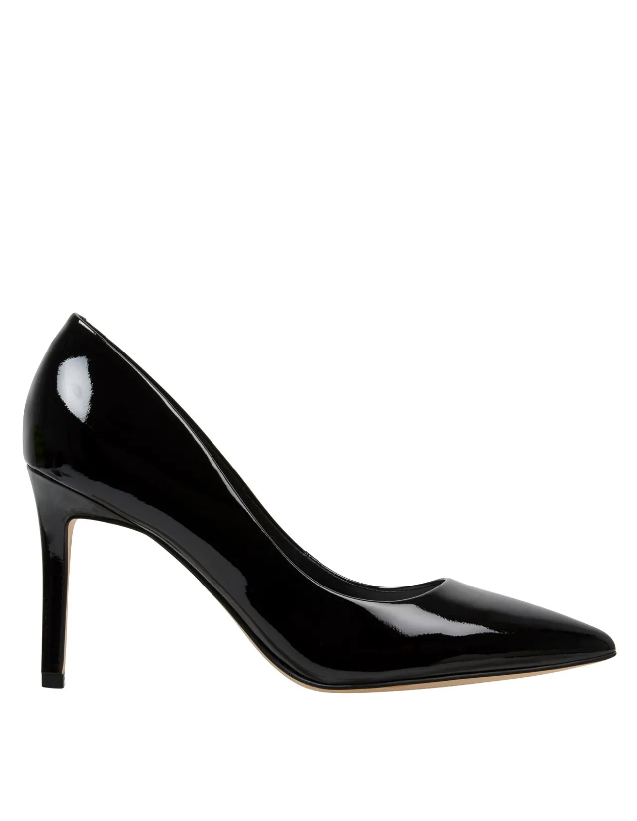 Ezra Pumps Black Leather