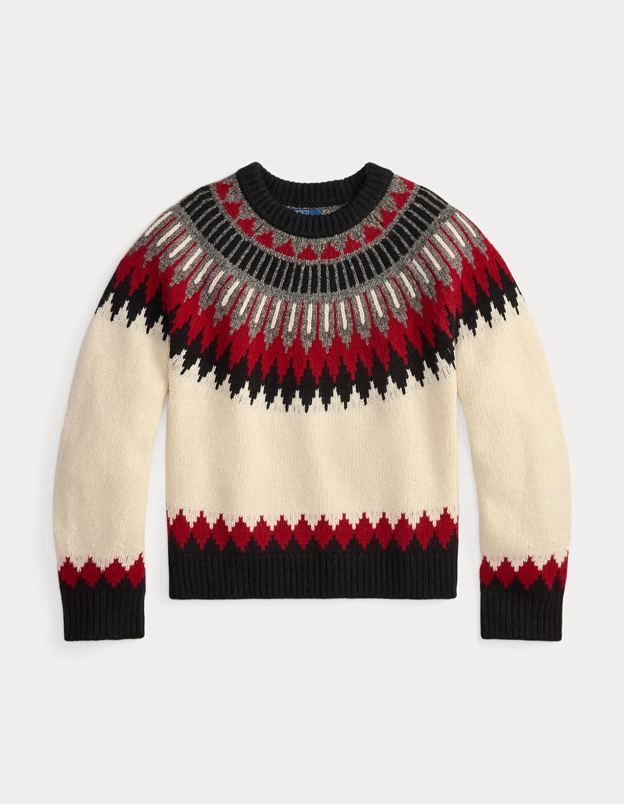 FAIR ISLE WOOL-CASHMERE SWEATER