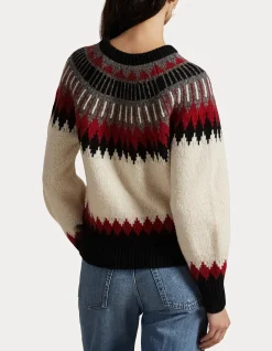 FAIR ISLE WOOL-CASHMERE SWEATER