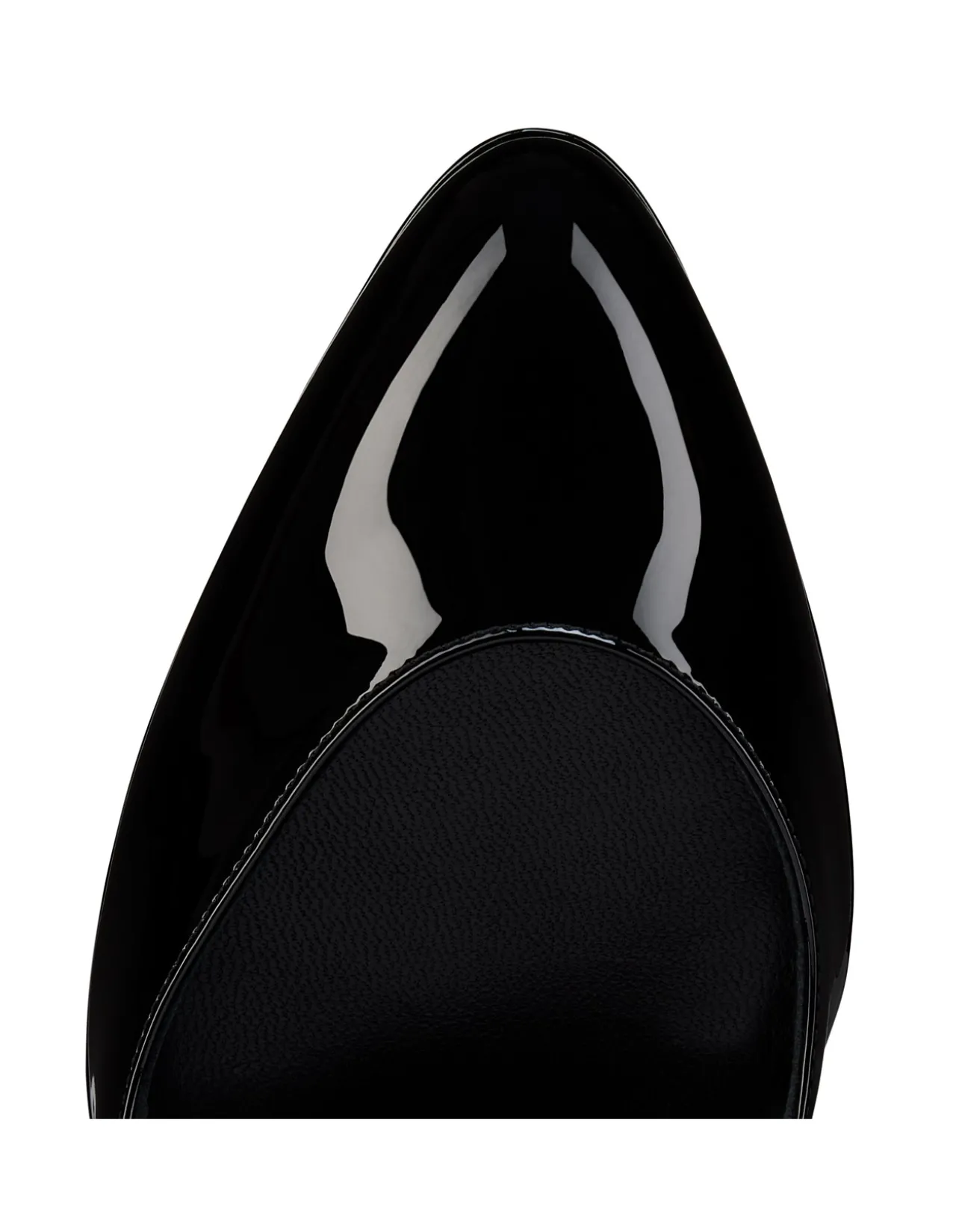 FANNYLOVE ALTA 120 LEATHER PATENT BLACK PUMP