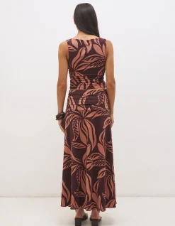 FARAH DRAPED SKIRT