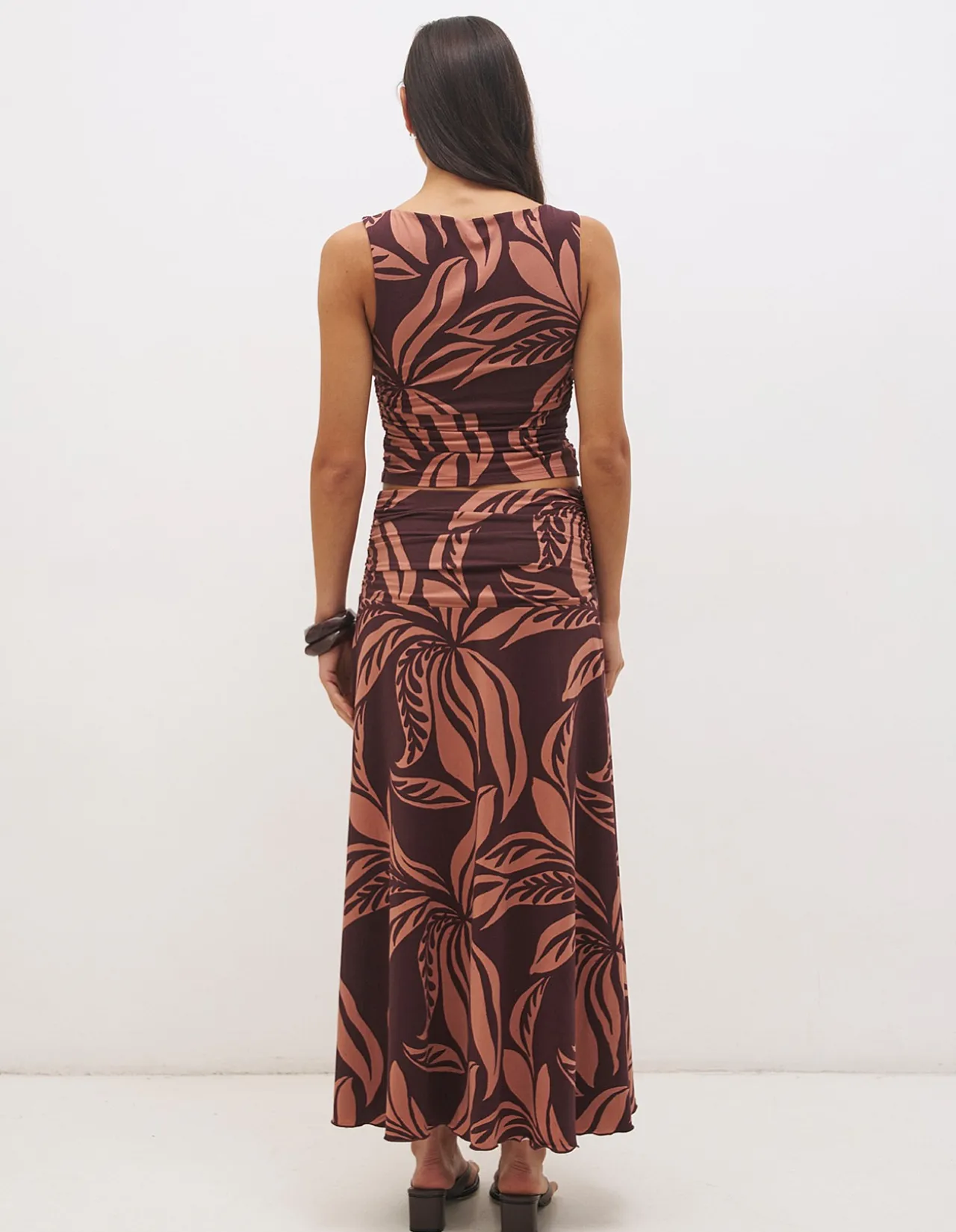 FARAH DRAPED SKIRT