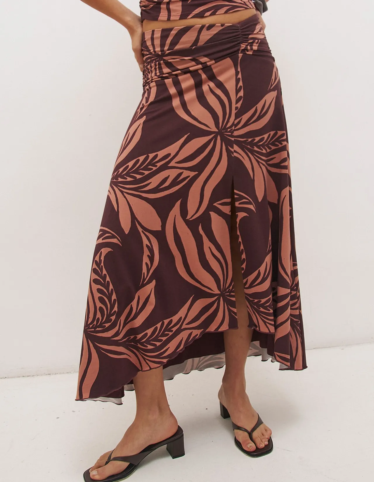 FARAH DRAPED SKIRT