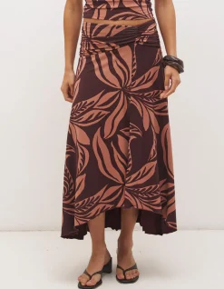 FARAH DRAPED SKIRT