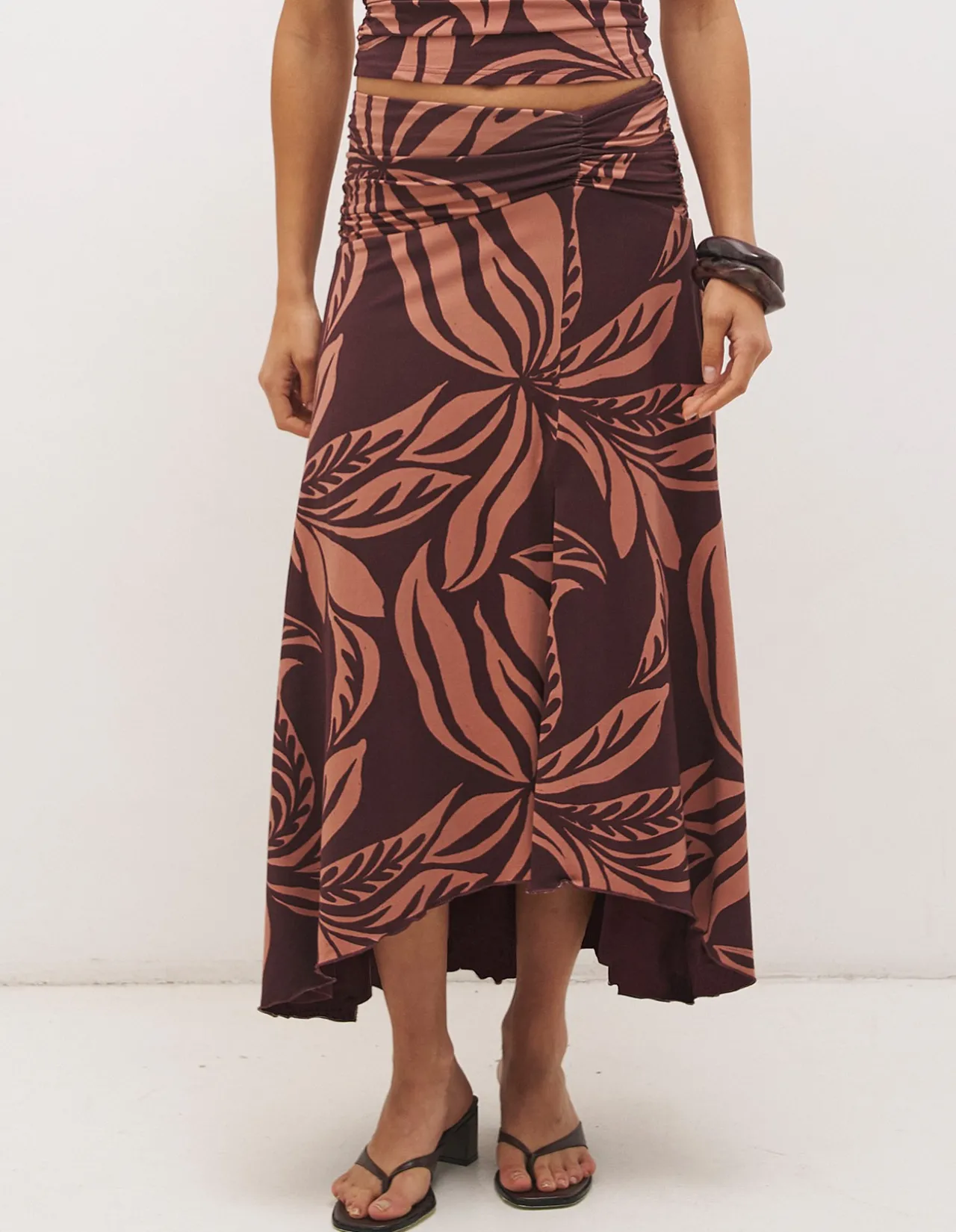 FARAH DRAPED SKIRT