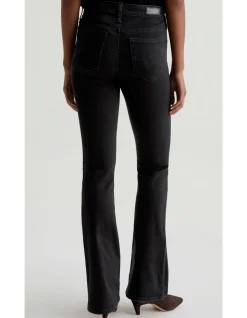 Farrah Boot Mid Rise Black Bootcut Jeans