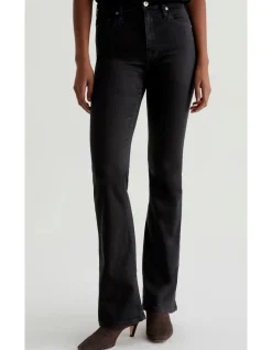 Farrah Boot Mid Rise Black Bootcut Jeans