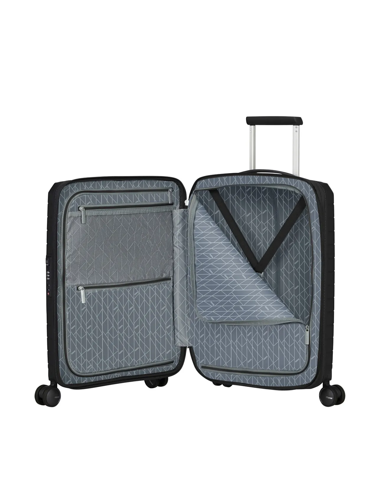 Fastforward 55cm Small Carry-On Suitcase Flash Black