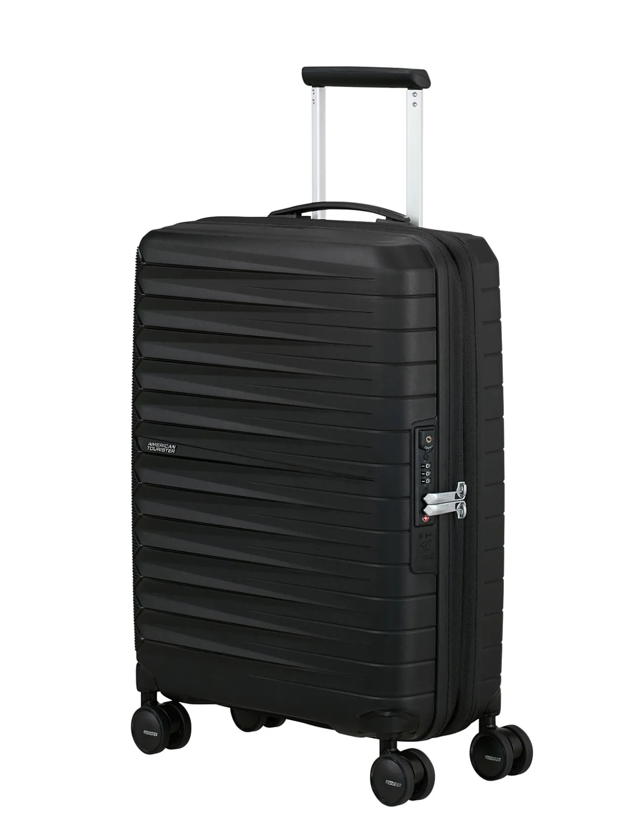 Fastforward 55cm Small Carry-On Suitcase Flash Black