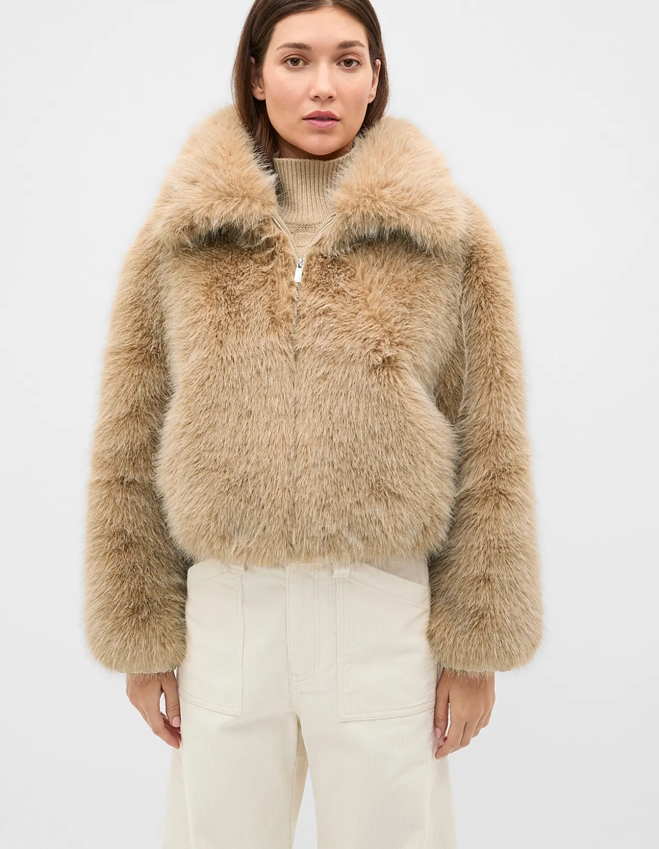 FAUX FUR JACKET
