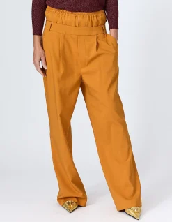 FAUX RISE PANT IN MARIGOLD