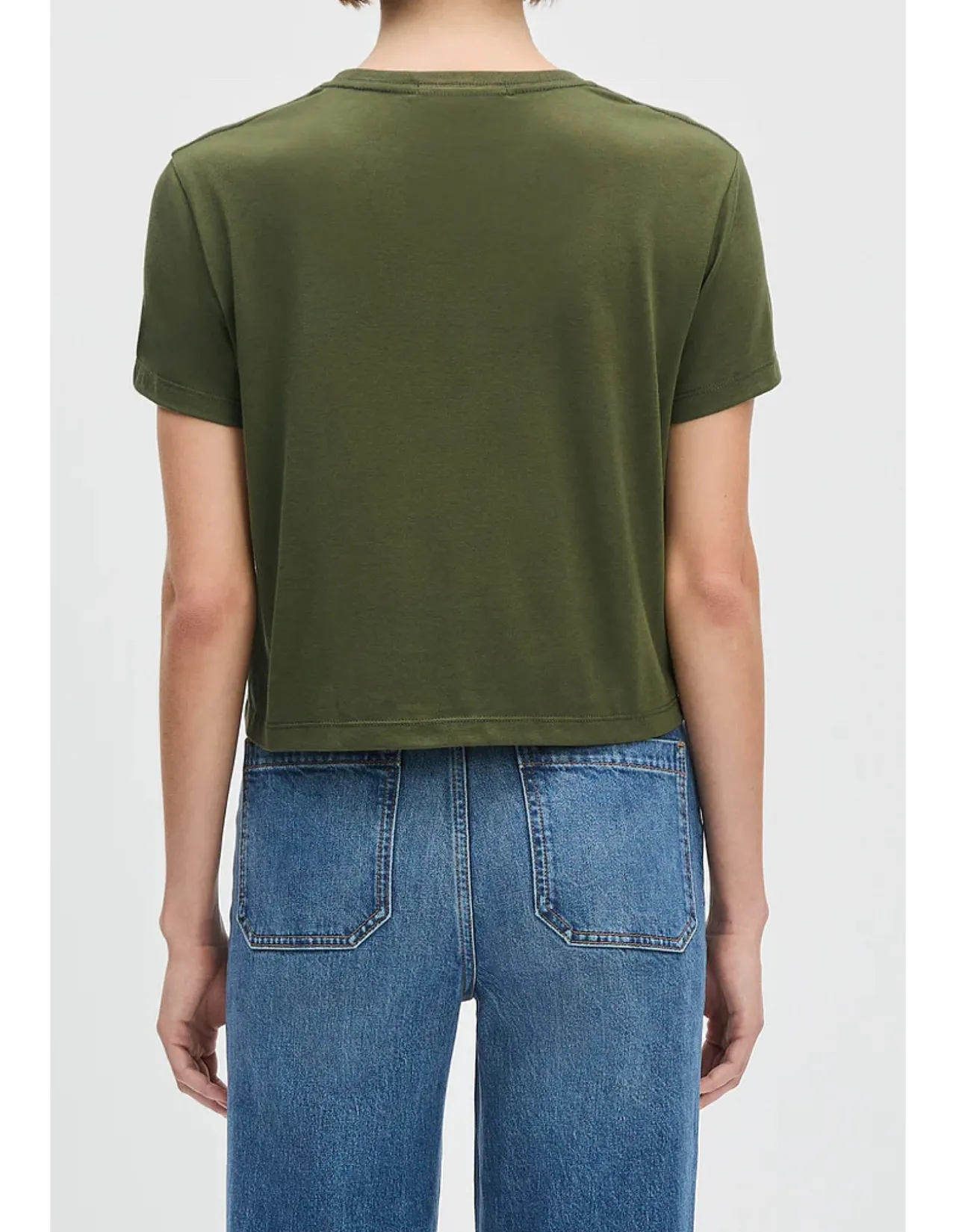 Favorite Daughter Cropped Collegiate T-Shirt